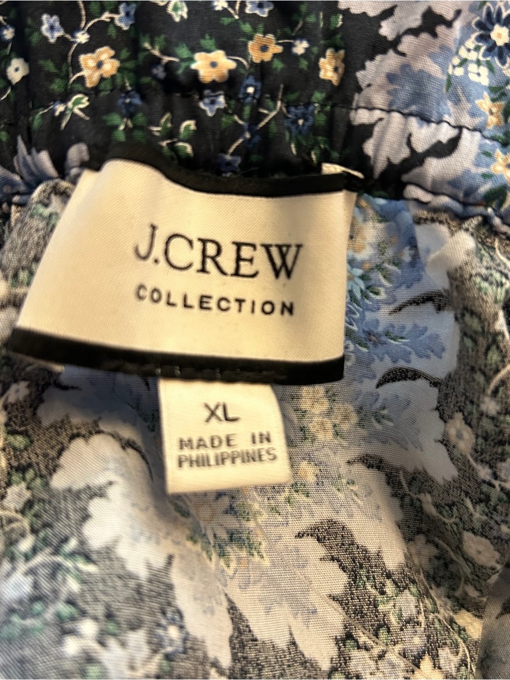 NWT J. Crew Collection Tie Shoulder Tank In Ratti Pacific Paisley - Picture 4 of 11